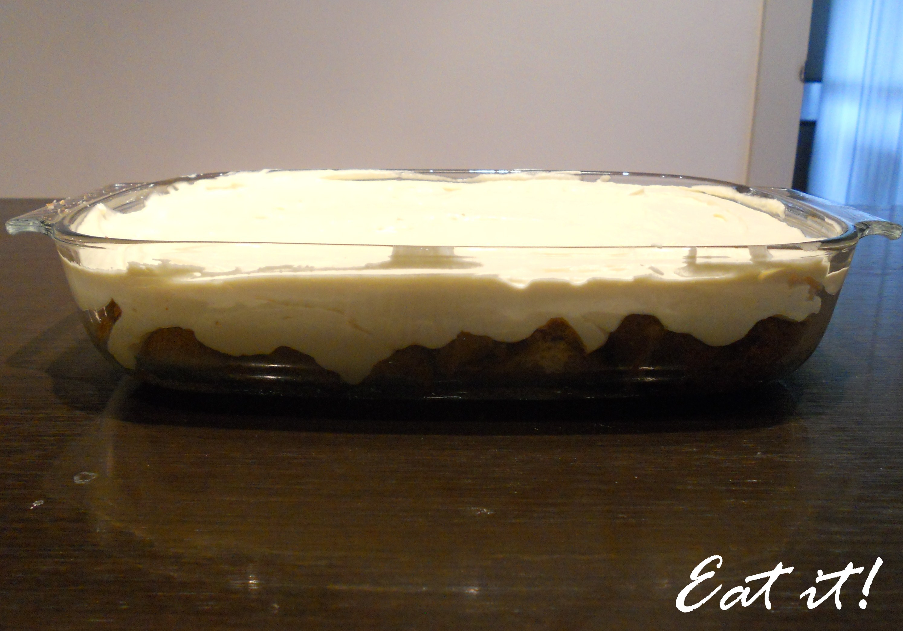 Tiramisù pandoro - Conservare in frigorifero Tiramisù pandoro - Conservare in frigorifero